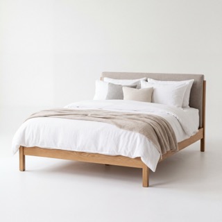 Oak Platform Bed