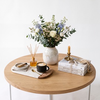 Round Oak Coffee Table